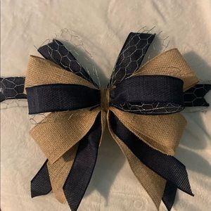 Farmhouse/Rustic Wreath or Door Hanger Bow